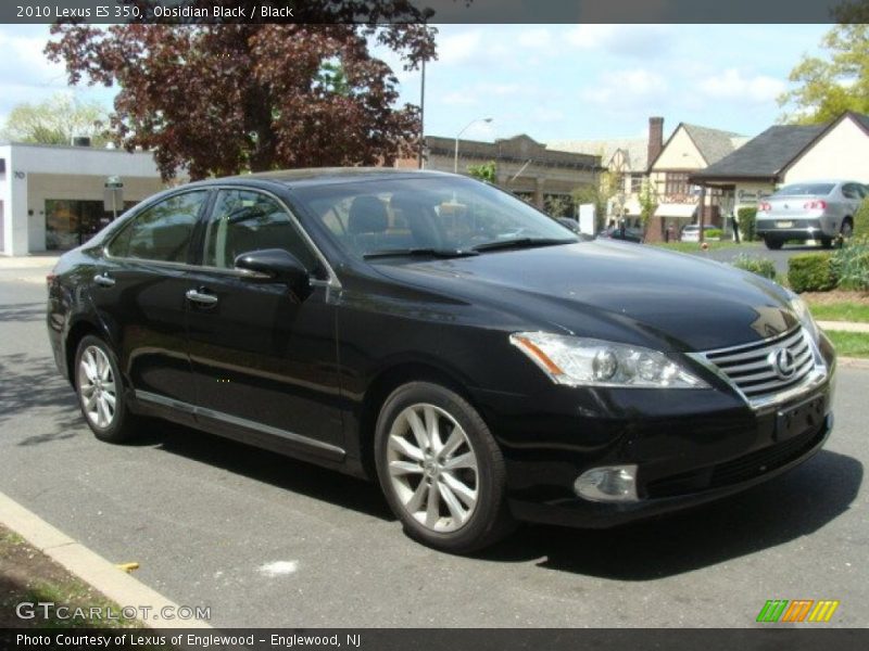 Obsidian Black / Black 2010 Lexus ES 350