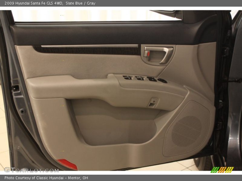 Slate Blue / Gray 2009 Hyundai Santa Fe GLS 4WD