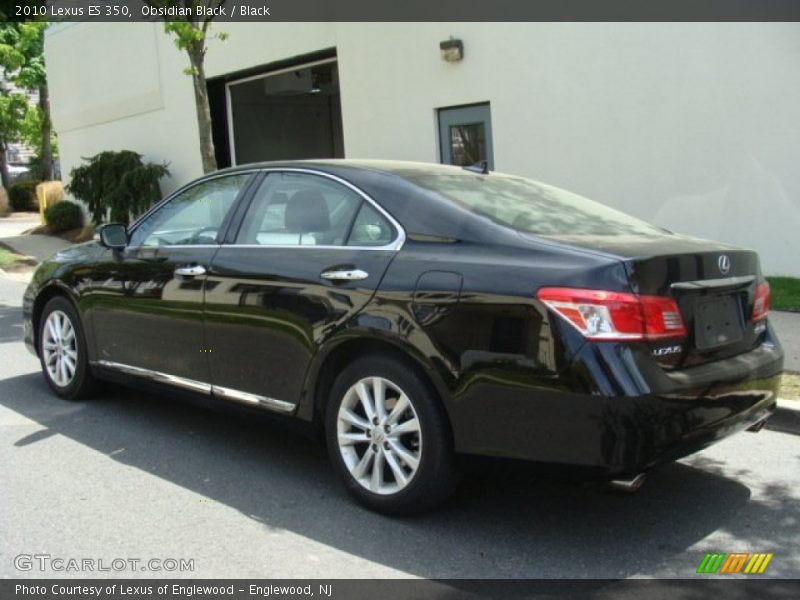 Obsidian Black / Black 2010 Lexus ES 350