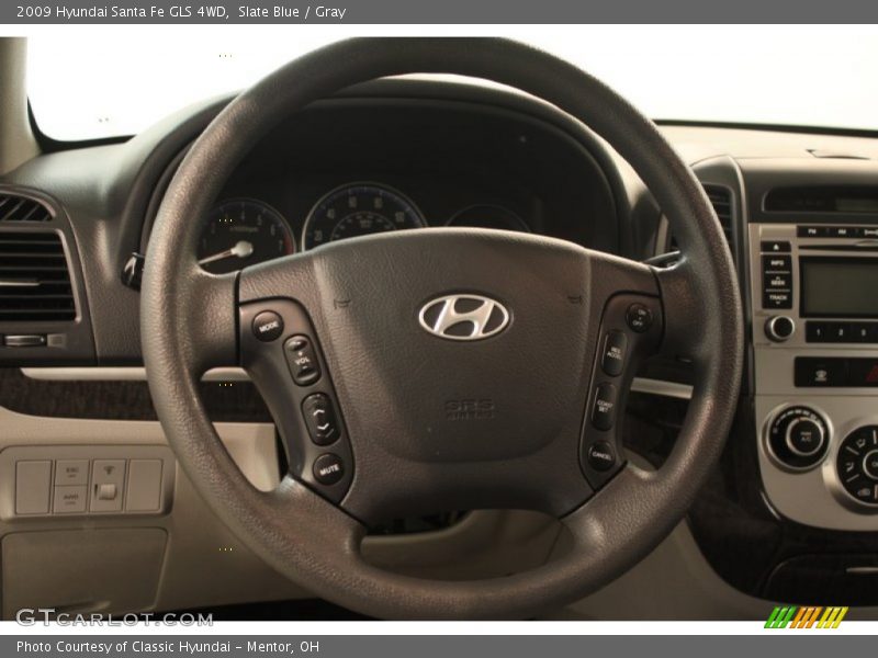 Slate Blue / Gray 2009 Hyundai Santa Fe GLS 4WD