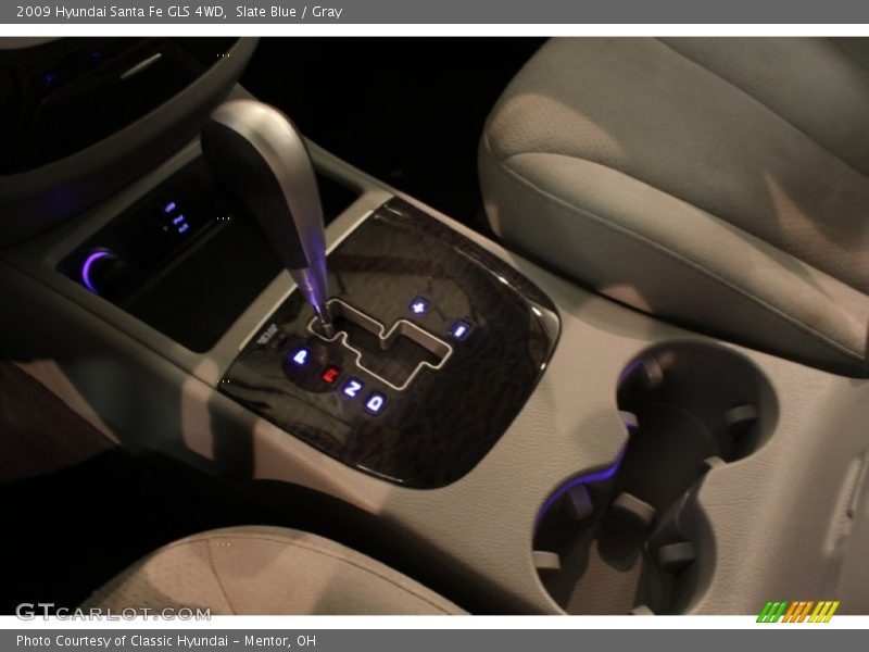 Slate Blue / Gray 2009 Hyundai Santa Fe GLS 4WD