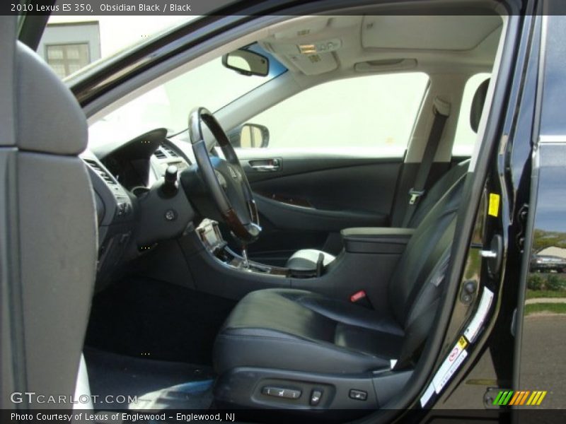 Obsidian Black / Black 2010 Lexus ES 350