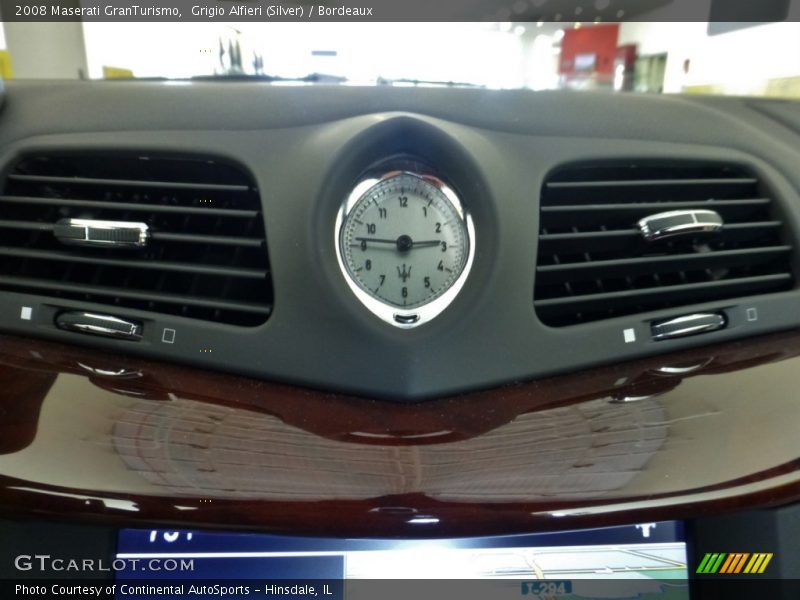 Grigio Alfieri (Silver) / Bordeaux 2008 Maserati GranTurismo