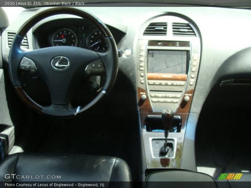 Obsidian Black / Black 2010 Lexus ES 350