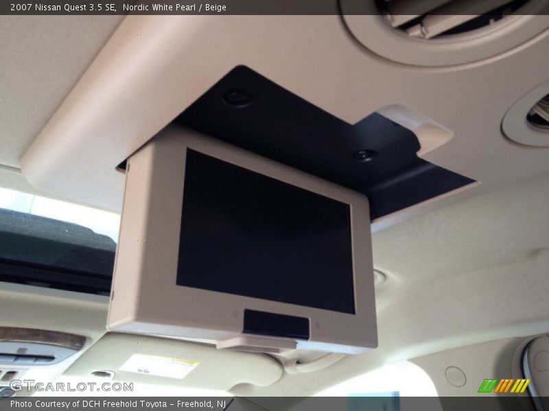 Nordic White Pearl / Beige 2007 Nissan Quest 3.5 SE