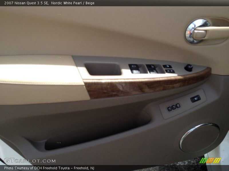 Nordic White Pearl / Beige 2007 Nissan Quest 3.5 SE