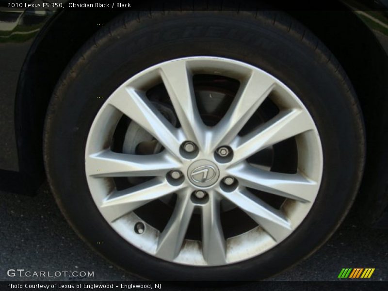 Obsidian Black / Black 2010 Lexus ES 350