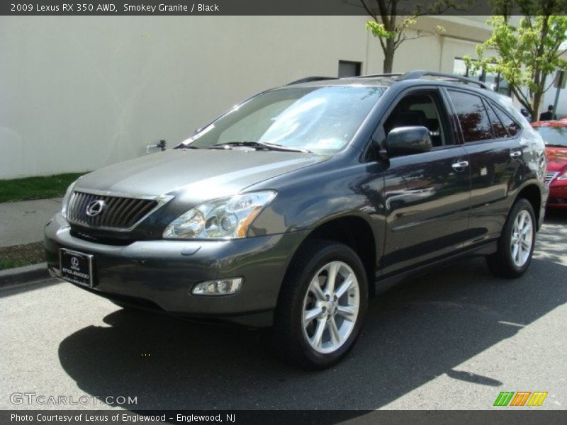 Smokey Granite / Black 2009 Lexus RX 350 AWD