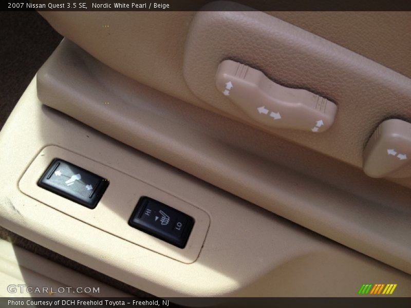 Nordic White Pearl / Beige 2007 Nissan Quest 3.5 SE