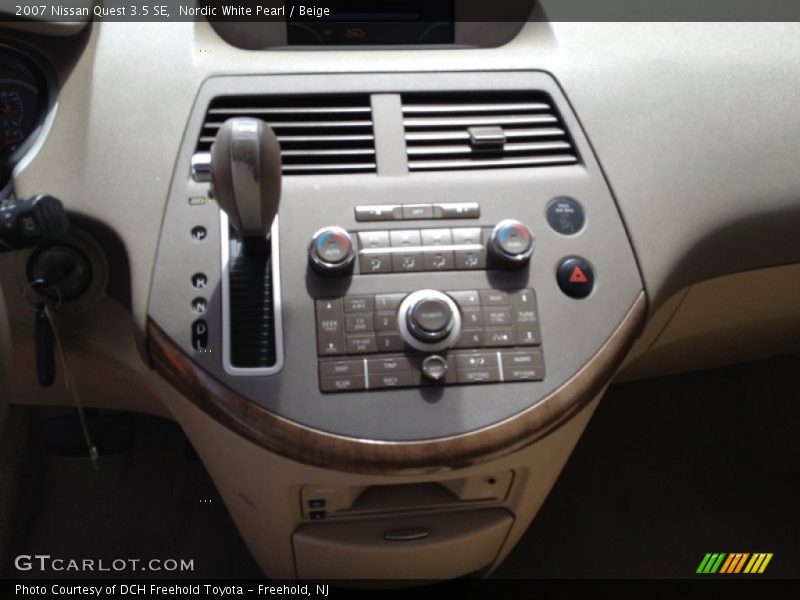 Nordic White Pearl / Beige 2007 Nissan Quest 3.5 SE