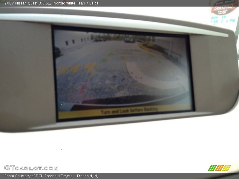 Nordic White Pearl / Beige 2007 Nissan Quest 3.5 SE