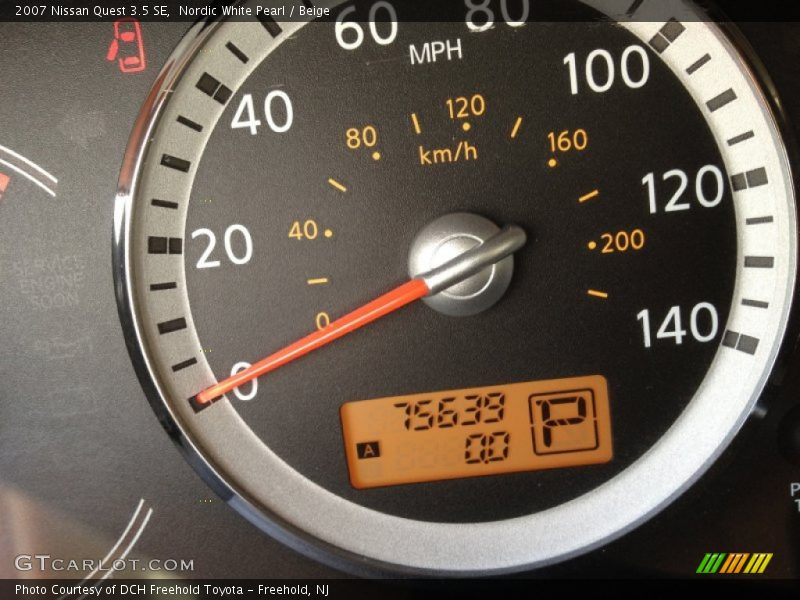 Nordic White Pearl / Beige 2007 Nissan Quest 3.5 SE