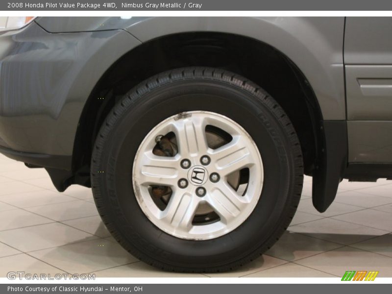 Nimbus Gray Metallic / Gray 2008 Honda Pilot Value Package 4WD