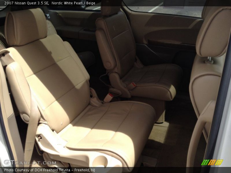 Nordic White Pearl / Beige 2007 Nissan Quest 3.5 SE