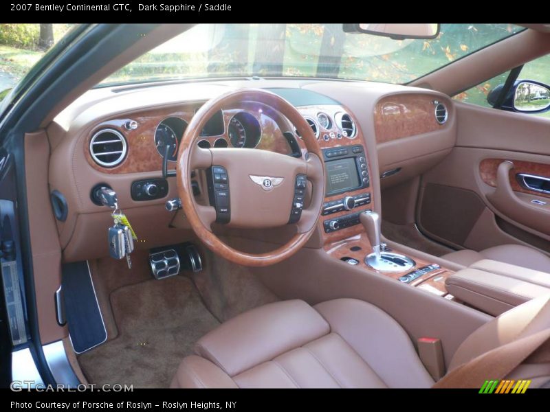 Dark Sapphire / Saddle 2007 Bentley Continental GTC