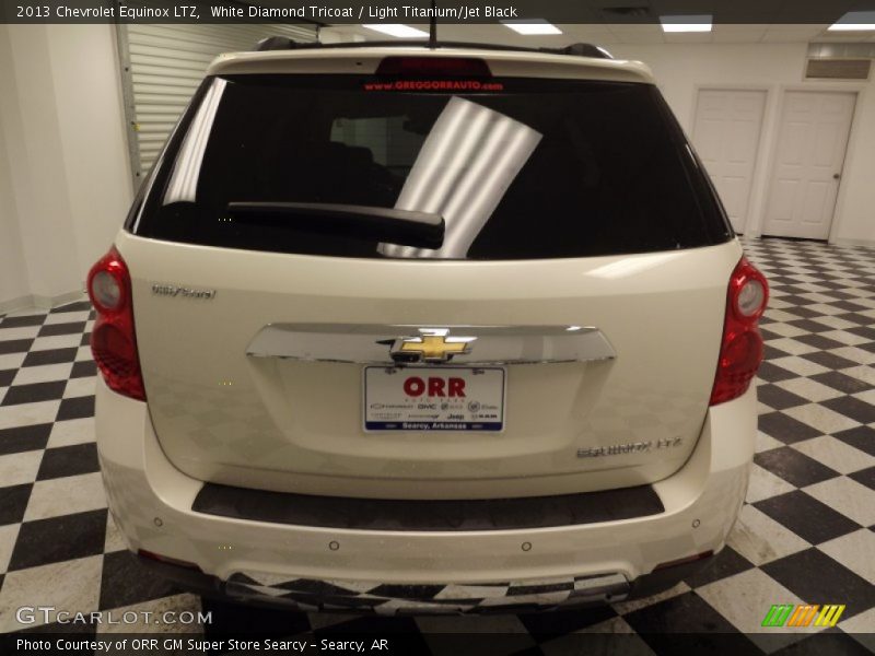 White Diamond Tricoat / Light Titanium/Jet Black 2013 Chevrolet Equinox LTZ