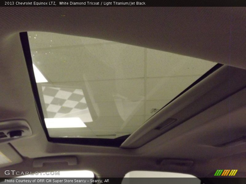 White Diamond Tricoat / Light Titanium/Jet Black 2013 Chevrolet Equinox LTZ