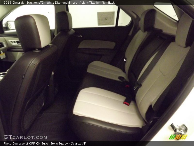 White Diamond Tricoat / Light Titanium/Jet Black 2013 Chevrolet Equinox LTZ