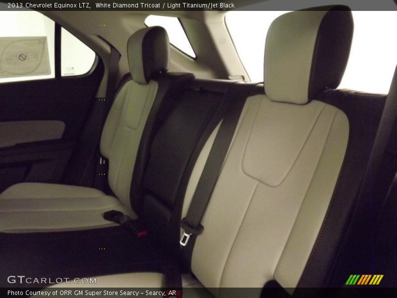 White Diamond Tricoat / Light Titanium/Jet Black 2013 Chevrolet Equinox LTZ