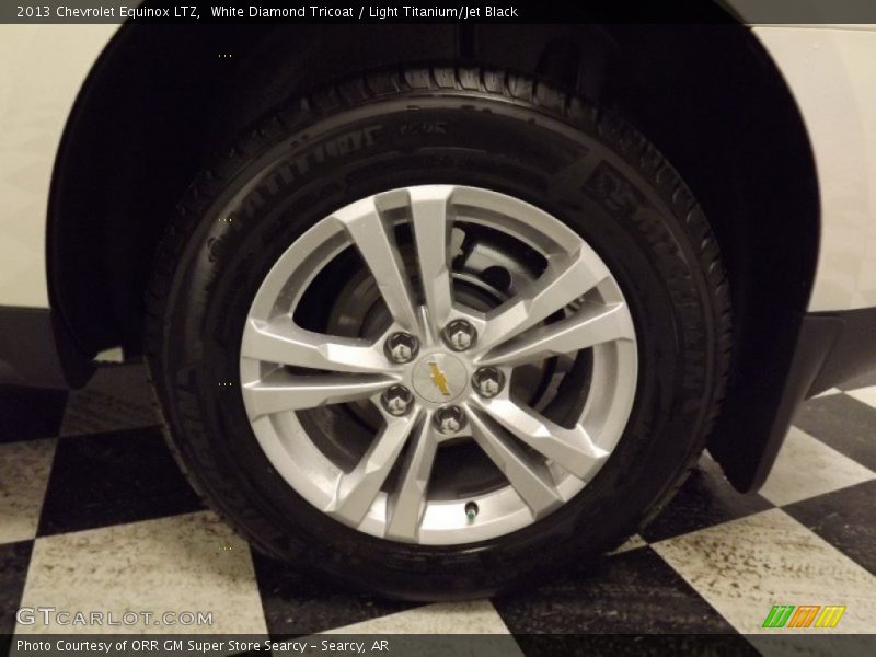 White Diamond Tricoat / Light Titanium/Jet Black 2013 Chevrolet Equinox LTZ