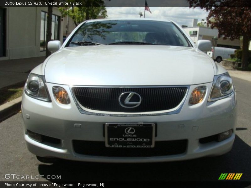 Crystal White / Black 2006 Lexus GS 430