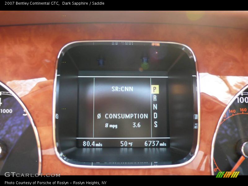 Dark Sapphire / Saddle 2007 Bentley Continental GTC