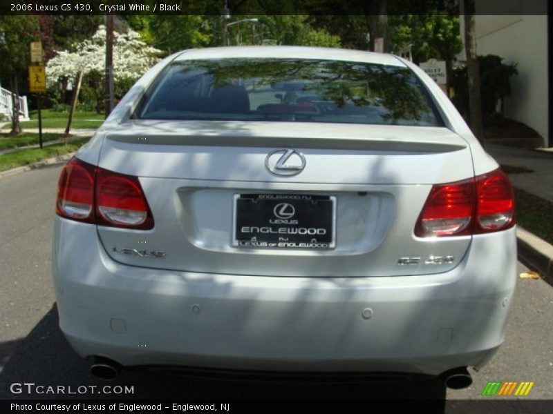 Crystal White / Black 2006 Lexus GS 430