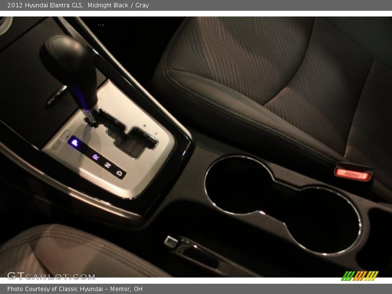 Midnight Black / Gray 2012 Hyundai Elantra GLS