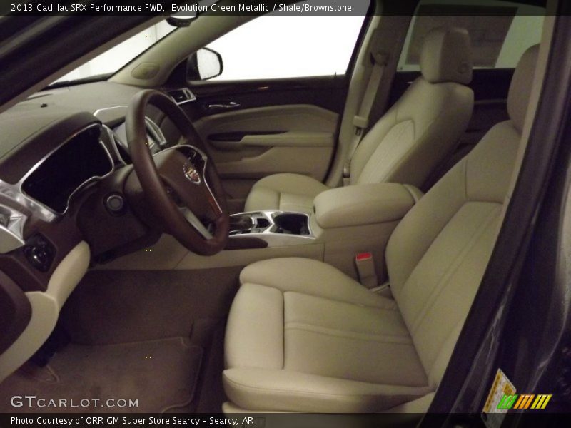 Evolution Green Metallic / Shale/Brownstone 2013 Cadillac SRX Performance FWD