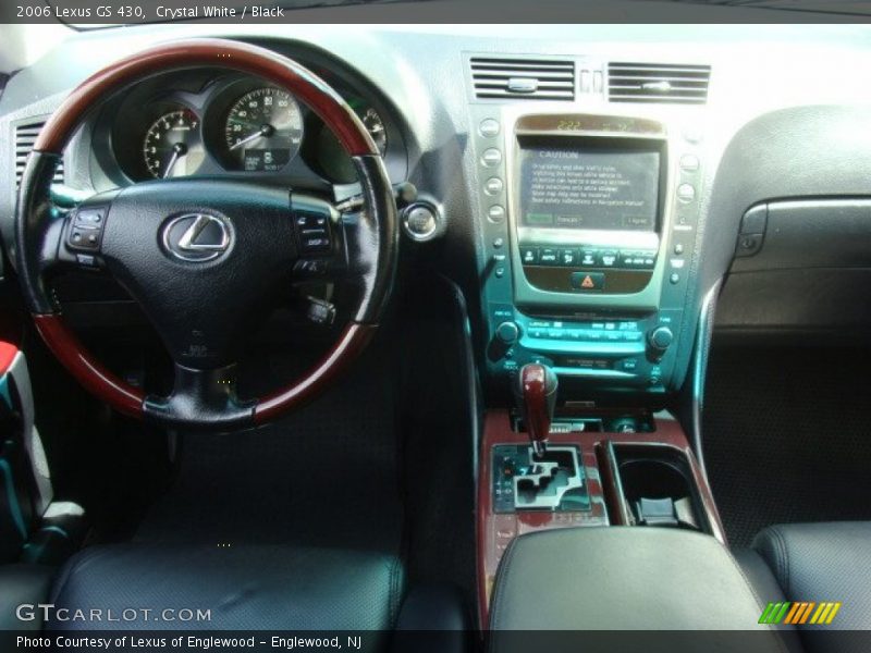 Crystal White / Black 2006 Lexus GS 430