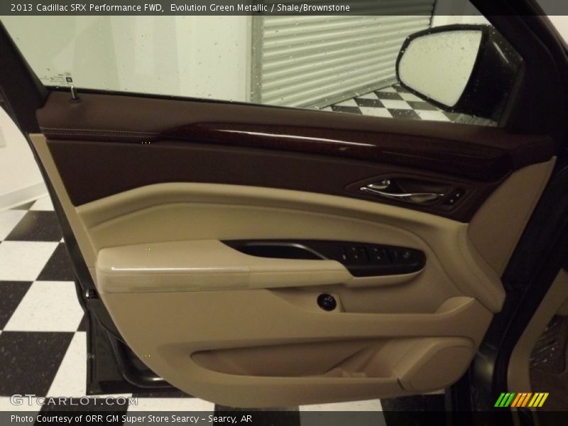 Evolution Green Metallic / Shale/Brownstone 2013 Cadillac SRX Performance FWD
