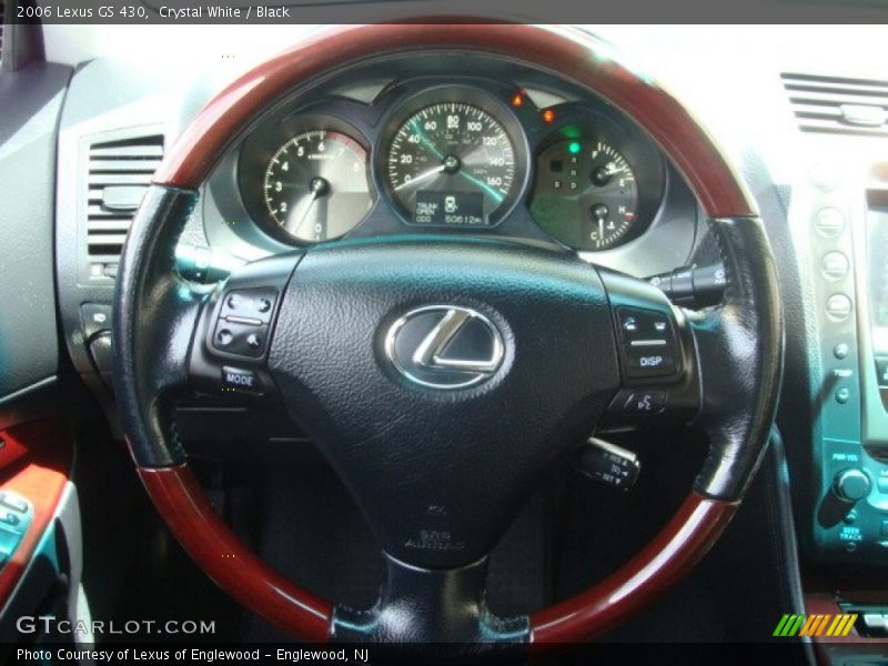 Crystal White / Black 2006 Lexus GS 430