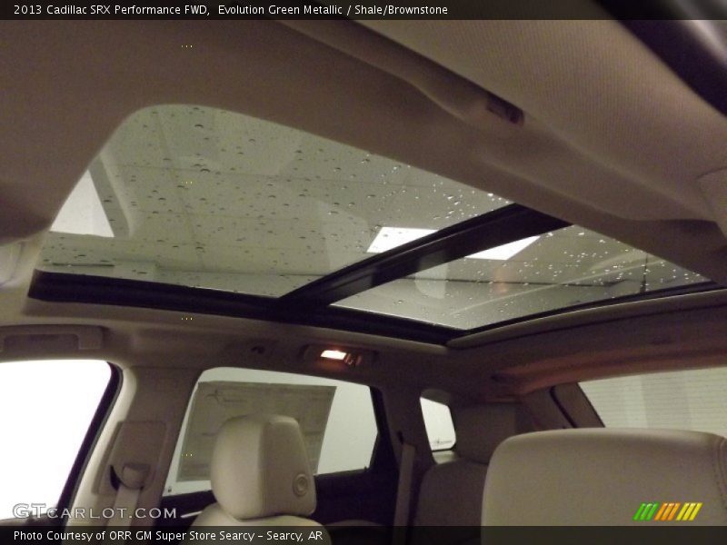 Evolution Green Metallic / Shale/Brownstone 2013 Cadillac SRX Performance FWD
