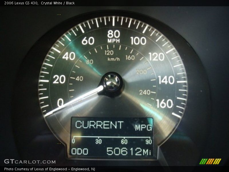 Crystal White / Black 2006 Lexus GS 430
