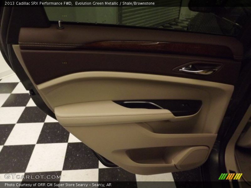 Evolution Green Metallic / Shale/Brownstone 2013 Cadillac SRX Performance FWD