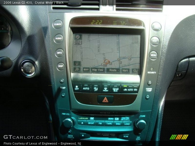 Crystal White / Black 2006 Lexus GS 430