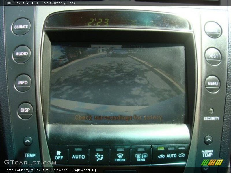Crystal White / Black 2006 Lexus GS 430