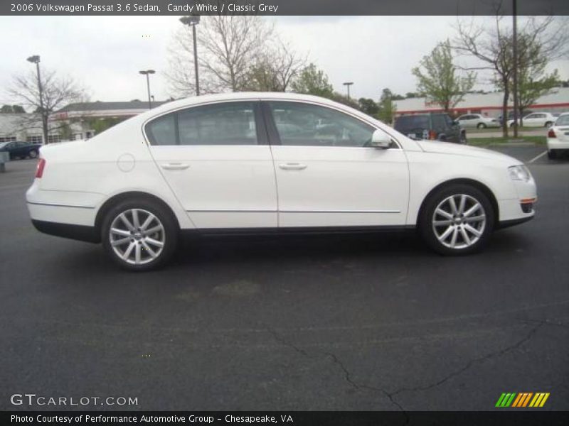 Candy White / Classic Grey 2006 Volkswagen Passat 3.6 Sedan