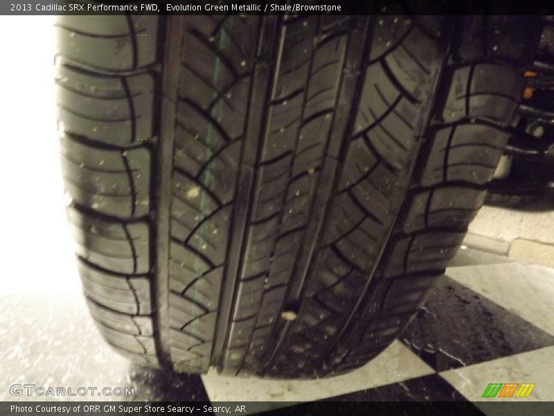 Evolution Green Metallic / Shale/Brownstone 2013 Cadillac SRX Performance FWD
