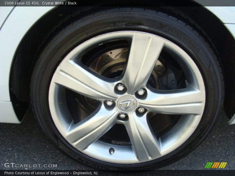 Crystal White / Black 2006 Lexus GS 430