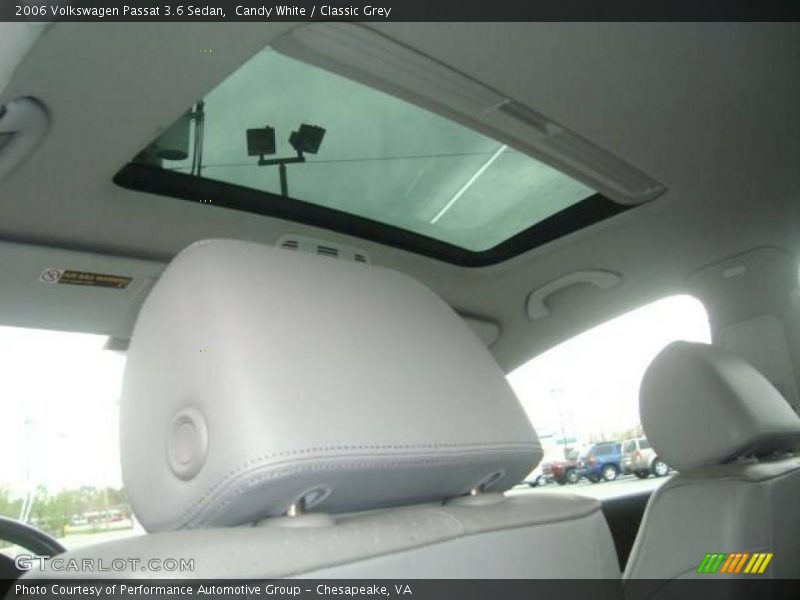 Candy White / Classic Grey 2006 Volkswagen Passat 3.6 Sedan