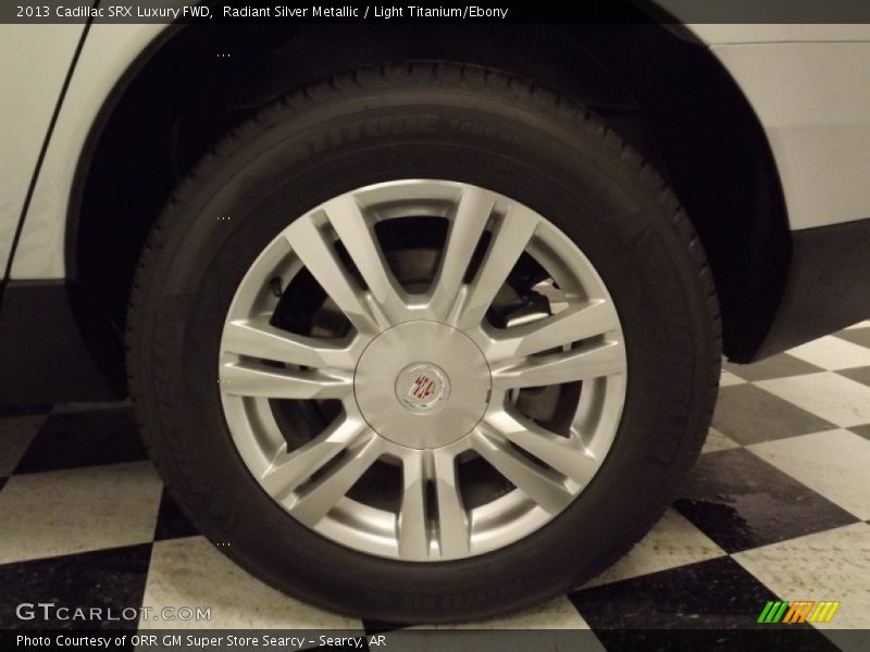 Radiant Silver Metallic / Light Titanium/Ebony 2013 Cadillac SRX Luxury FWD