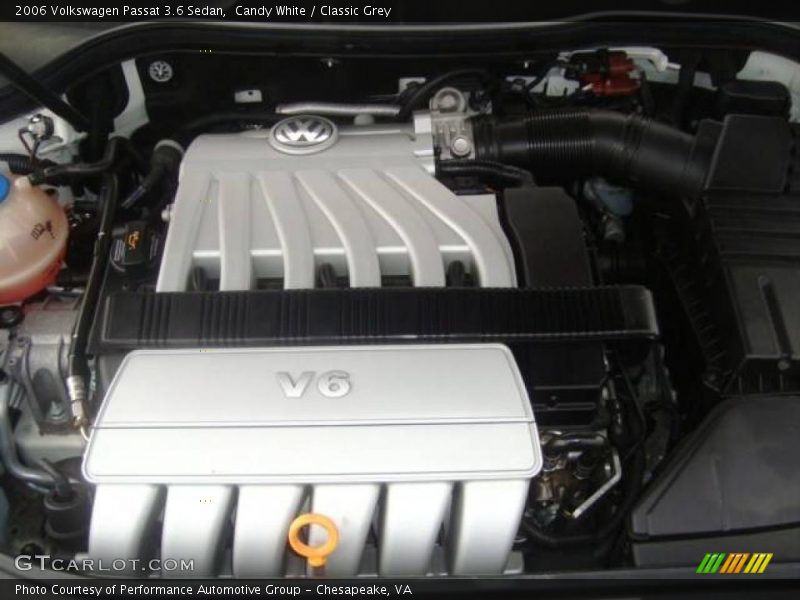 Candy White / Classic Grey 2006 Volkswagen Passat 3.6 Sedan
