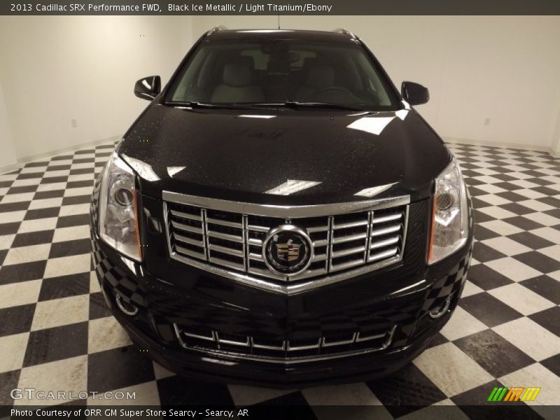 Black Ice Metallic / Light Titanium/Ebony 2013 Cadillac SRX Performance FWD