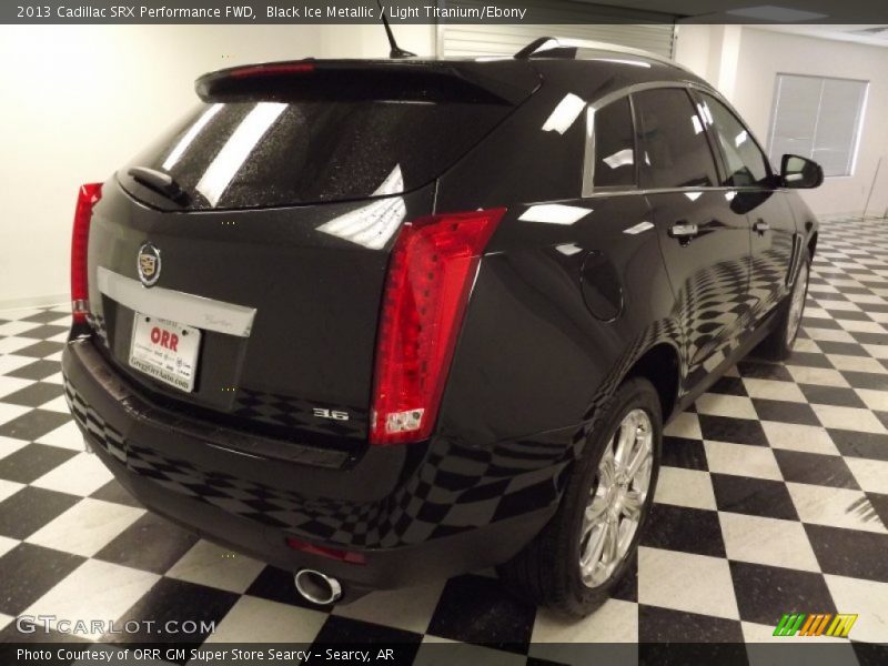Black Ice Metallic / Light Titanium/Ebony 2013 Cadillac SRX Performance FWD