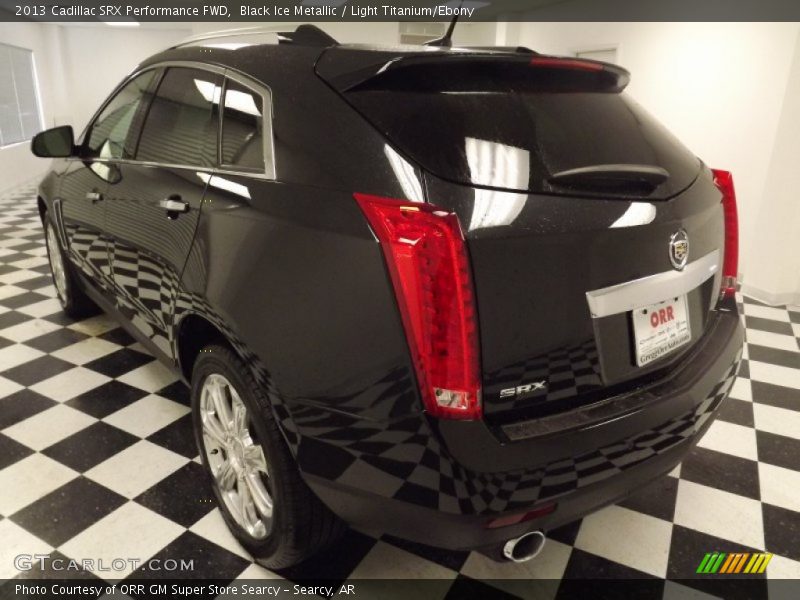 Black Ice Metallic / Light Titanium/Ebony 2013 Cadillac SRX Performance FWD