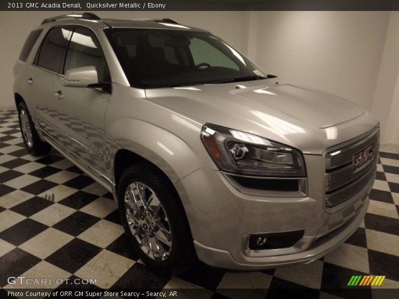 Quicksilver Metallic / Ebony 2013 GMC Acadia Denali