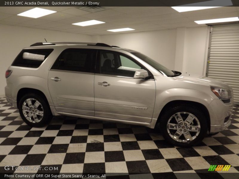 Quicksilver Metallic / Ebony 2013 GMC Acadia Denali