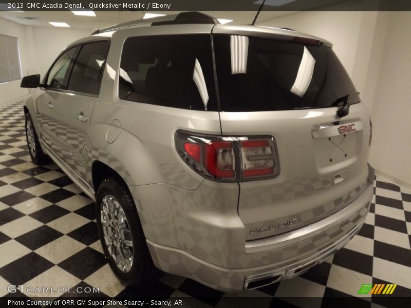 Quicksilver Metallic / Ebony 2013 GMC Acadia Denali