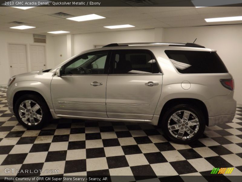 Quicksilver Metallic / Ebony 2013 GMC Acadia Denali